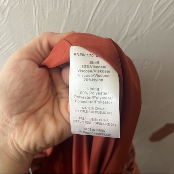 NEW Anthropologie x Hutch Floral Burnout Velvet Wide Leg Pants size XL - Picture 11 of 12